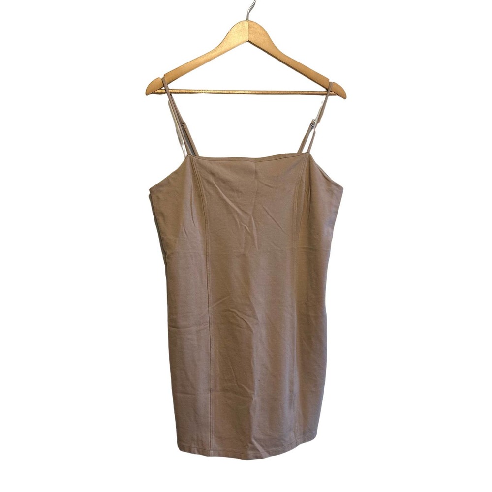 Forever 21 Nude Body Con Spaghetti Strap Dress Size 2X
